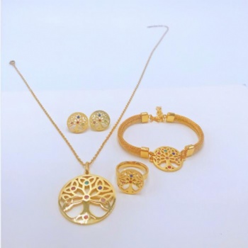 Stainless steel jewelry set