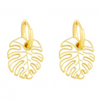 18k gold plated dangle drop enamel earrings jewelry for women statement hoop earrings